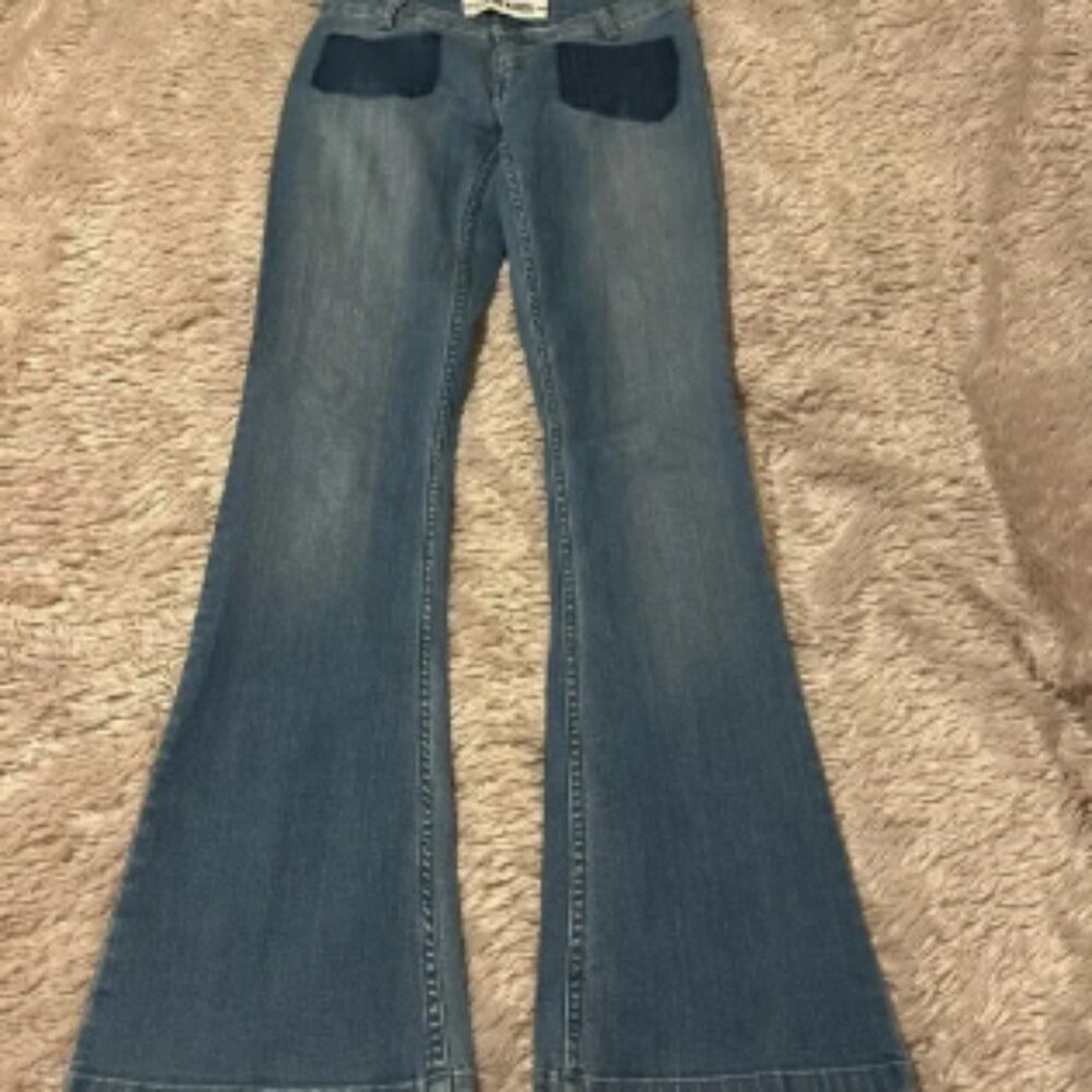 Etienne Marcel light blue flare jeans 26”